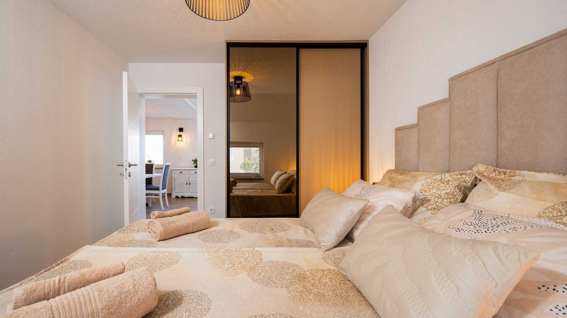 2 Schlafzimmer, Bügeleisen/Bügelbrett, kostenloses WLAN, Bettwäsche