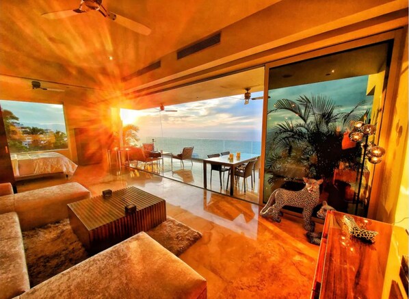 Basic Apartment | Living area - THE BEST OF LUXURY PUERTO VALLARTA (Puerto Vallarta)