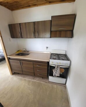 Fridge, oven, stovetop