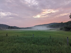 Property grounds - Private tent camping SITE#1 along the Salmon River on 165-acre Farm (Camden)