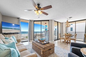 TV - Phoenix East 301 | Sunset Views | Corner Balcony | My Beach Getaways (Orange Beach)
