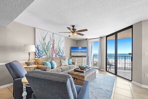 TV - Phoenix East 301 | Sunset Views | Corner Balcony | My Beach Getaways (Orange Beach)