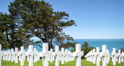 15 min à pied d'Omaha Beach | Camping 3* | Piscine