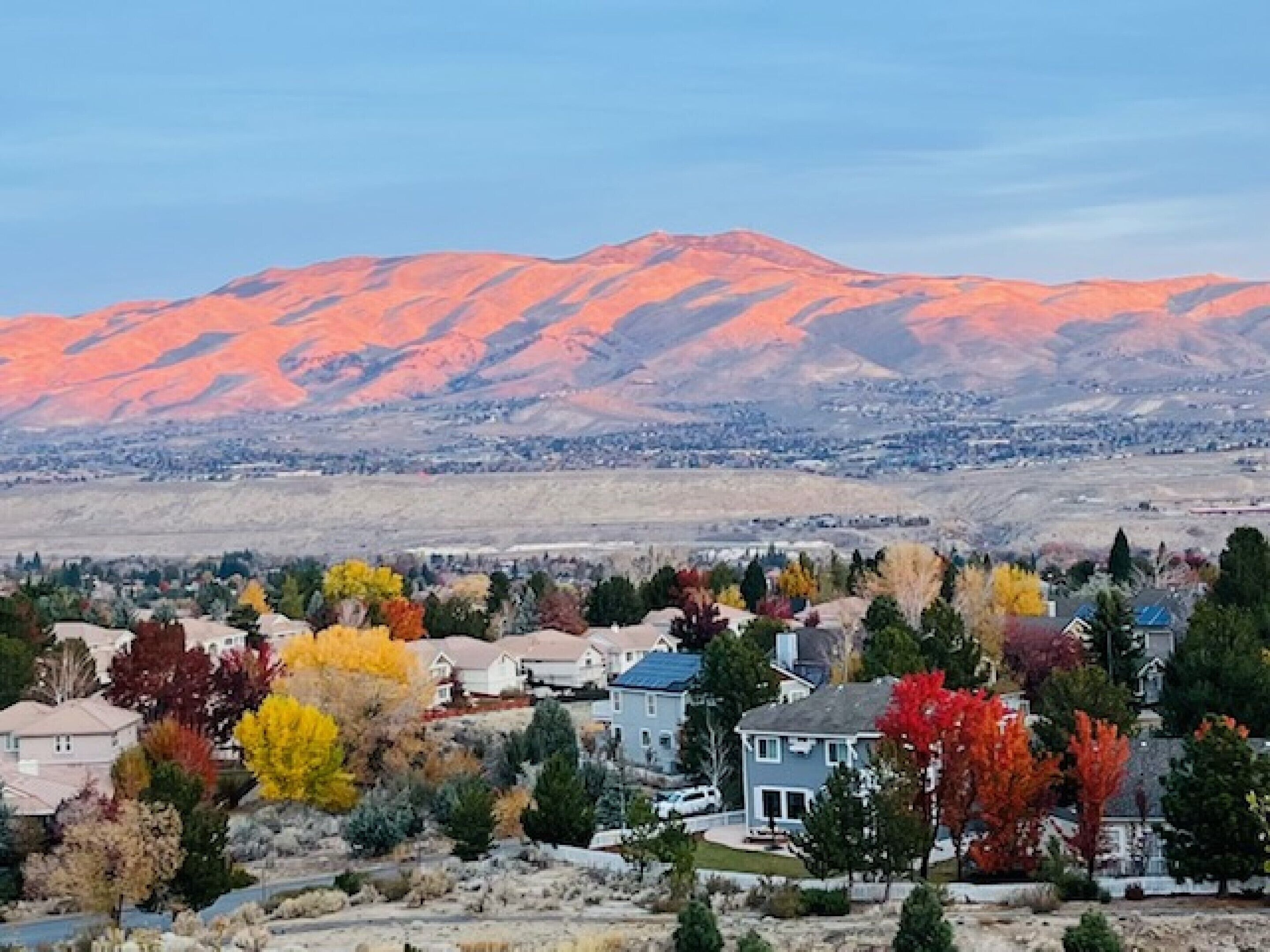 Breathtaking views from this house located in the Caughlin Ranch neighborhood.