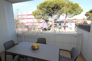 Apartamento, 1 quarto, sacada, vista para a cidade | Sacada