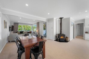 Interior - Sunshine Cottage with Wi-Fi, wood burner to keep cosy on these cooler days, outdoor dining and private garden. (Taupō)