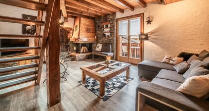 Appartement "Chalet - Le Caribou" avec vue sur les montagnes, balcon et Wi-Fi