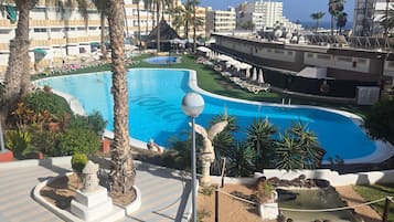 Una piscina riscaldata