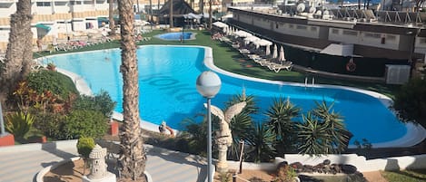 Una piscina riscaldata