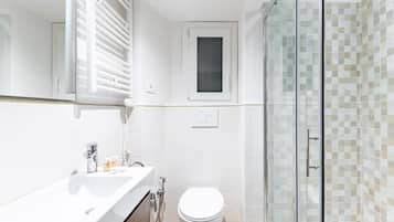 Shower, hair dryer