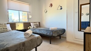 1 多间卧室、熨斗/熨衣板、免费 WiFi、床单
