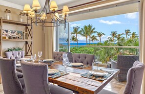 Dining - Maui Resort Rentals: Honua Kai Hokulani 251 – 3BR Oceanfront Residence w/ B.B.Q on Balcony! (Lahaina)