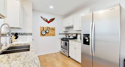 Dog-friendly, single-story home with great yard & ideal location near Dell