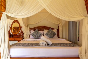 Luxury Double Room | Desk, soundproofing, free WiFi, bed sheets - Kubu Sari Ubud (Ubud)