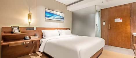Premium bedding, individually decorated, individually furnished