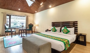 Premium Room | Desk, blackout curtains, soundproofing, iron/ironing board - Treebo Tiger Pug Mark Resort with Pool (Kaladhungi)