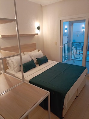 Standard Room, Balcony, Sea View | Blackout drapes, free WiFi, bed sheets