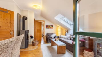 TV, fireplace, DVD player