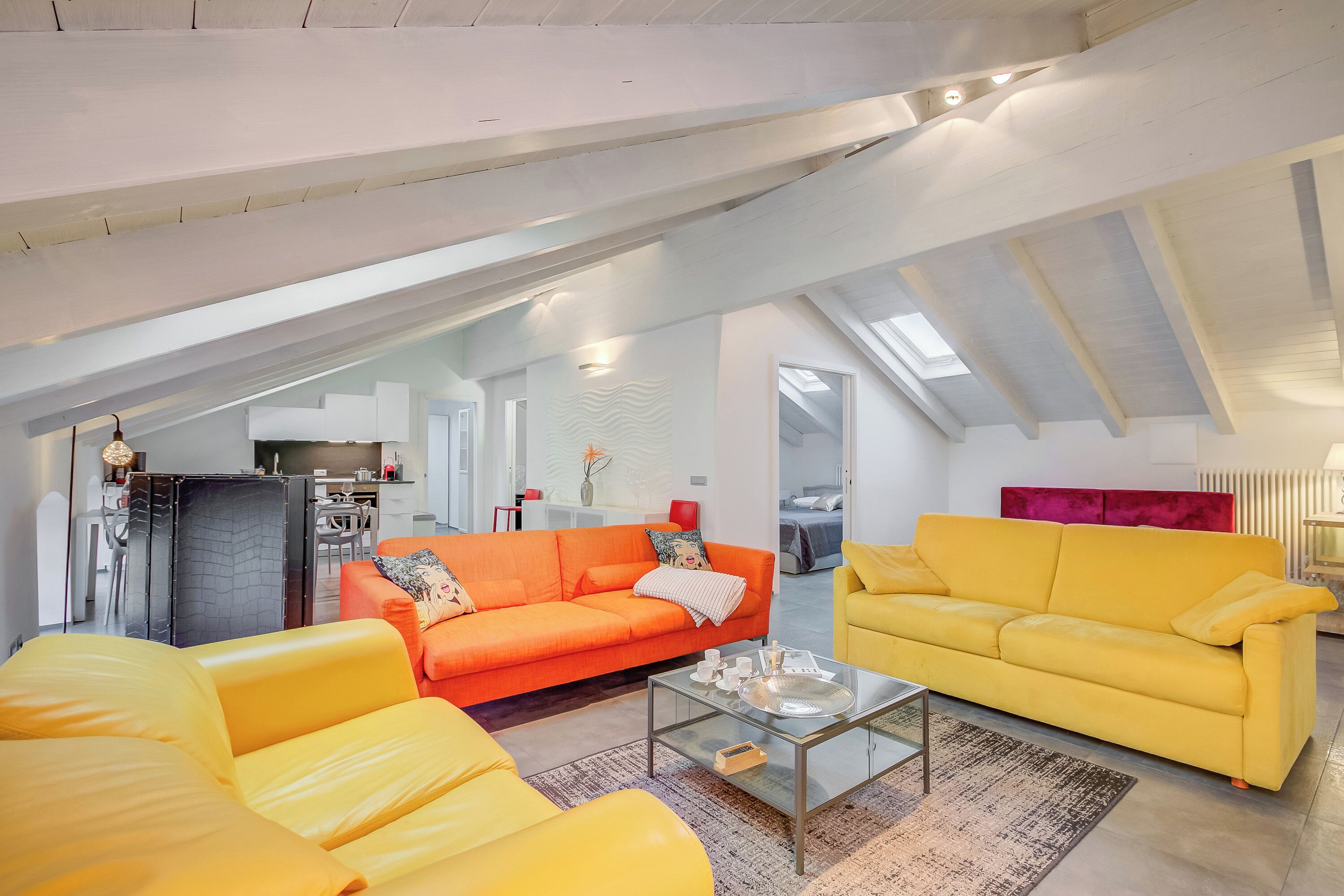 Family Apartment, Multiple Bedrooms (Loft & Jacuzzi) | Living area