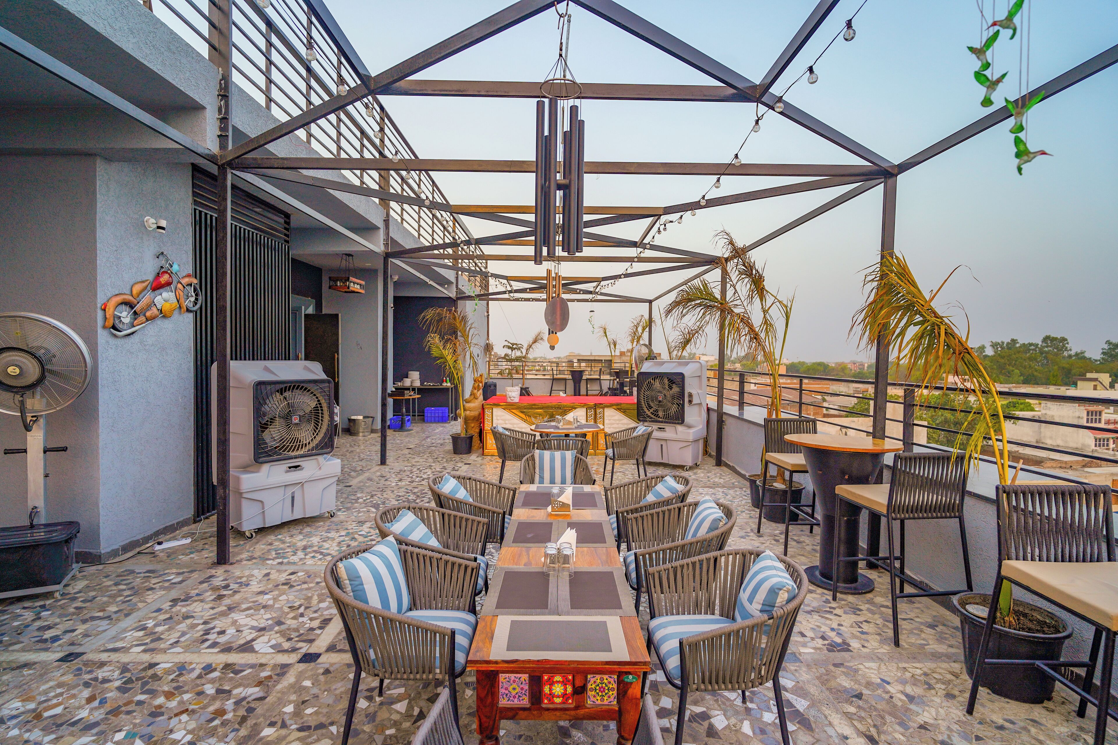 Terrasse sur le toit