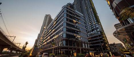 Façade de l’hébergement