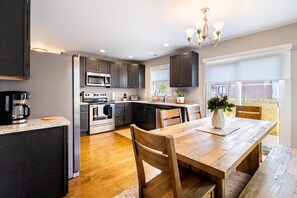 Fridge, microwave, oven, stovetop - Two Spacious Living Areas | Modern & Stylish Haven | Silver Maple by AvantStay (Asheville)