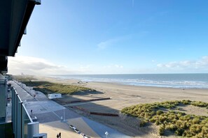 Vlak bij het strand