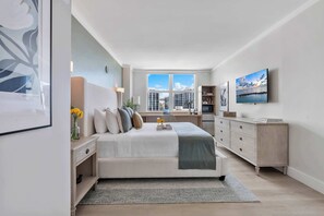 2 bedrooms, iron/ironing board, travel crib, WiFi