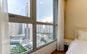 Departamento Deluxe, 2 habitaciones, balcón, vista a la ciudad | Vista desde la habitación