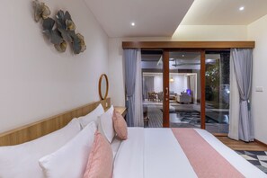 2 bedrooms, in-room safe, blackout curtains, iron/ironing board