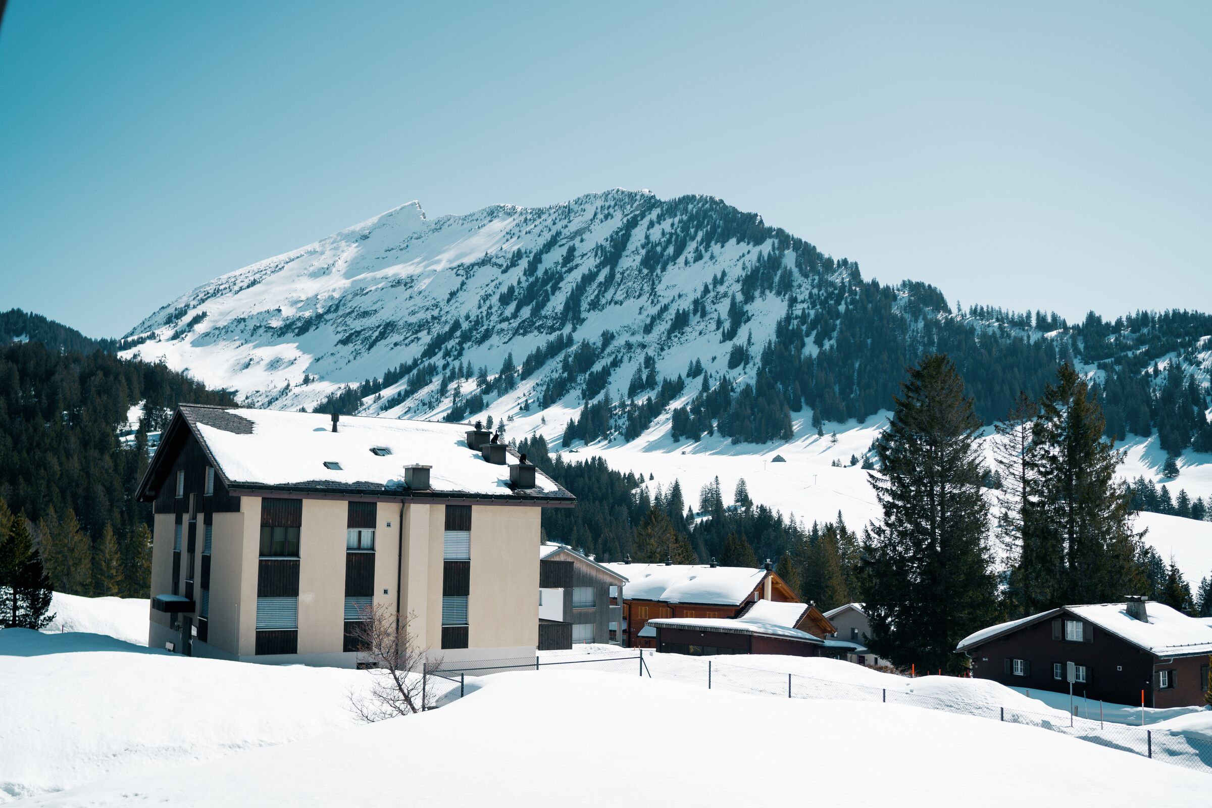 View on Leistchamm Mountain