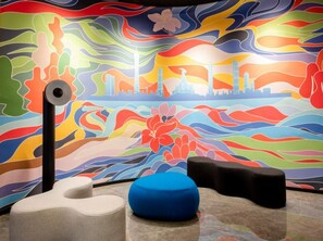 Sitteområde i lobbyen