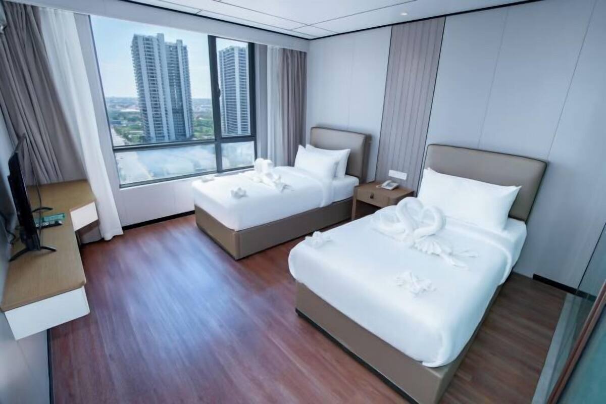 Sistema de insonorización, wifi gratis y ropa de cama