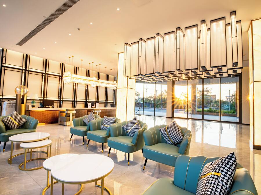 Lobby sitting area