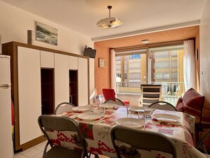 Dining - 2-room apartment near beach with pool (Argelès-sur-Mer)