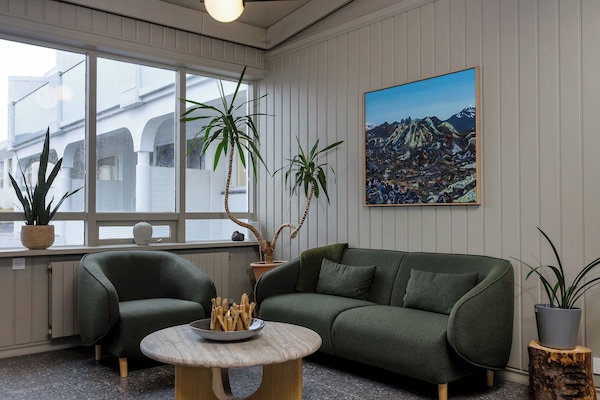 Sala de estar en el lobby