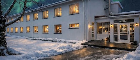 Front of property – evening/night