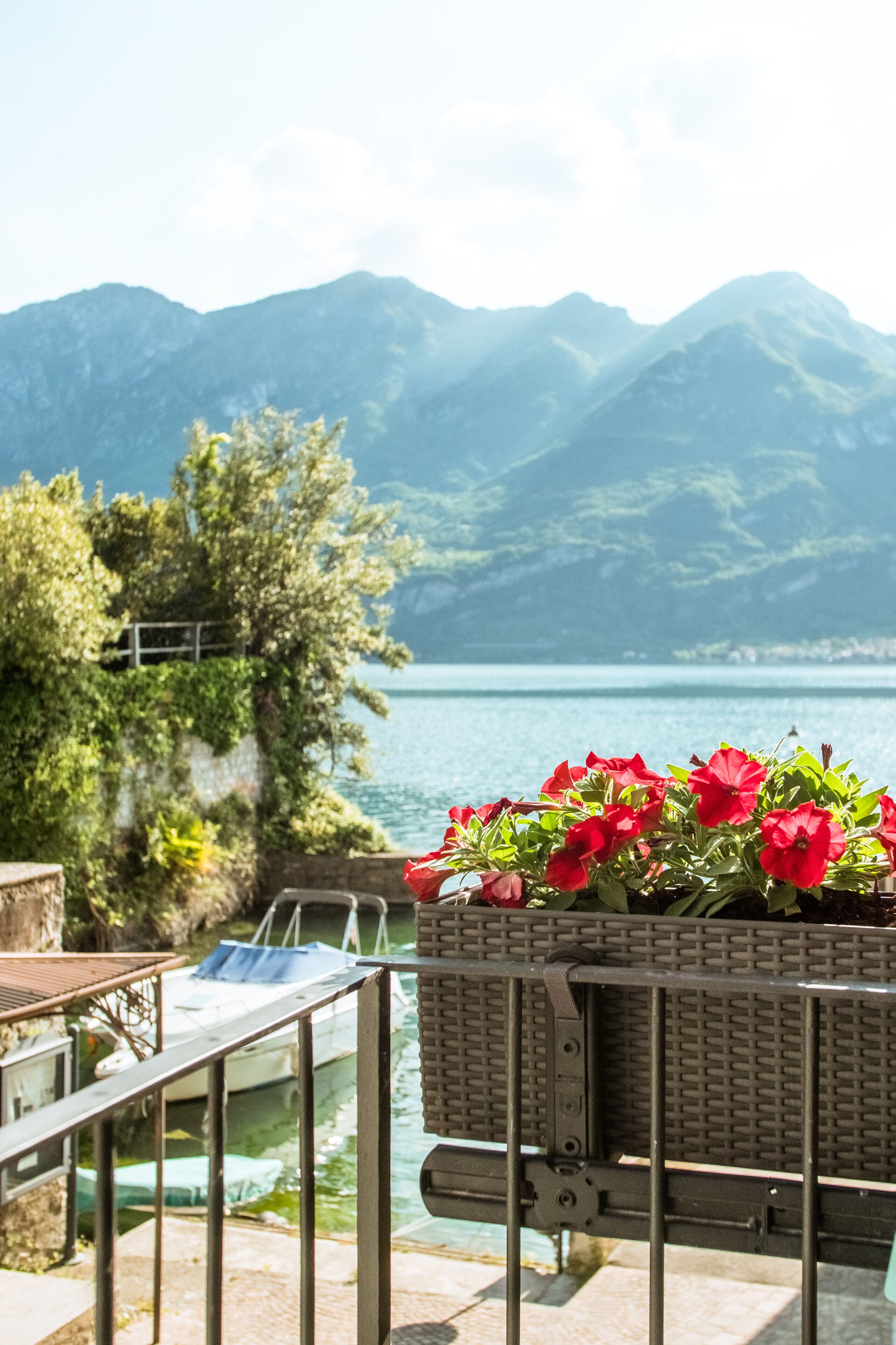 Romantisch appartement, 1 kingsize bed, niet-roken, uitzicht op meer | Terras