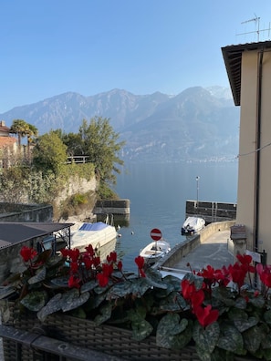 Blick von der Unterkunft