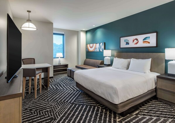 In-room safe, iron/ironing board, bed sheets