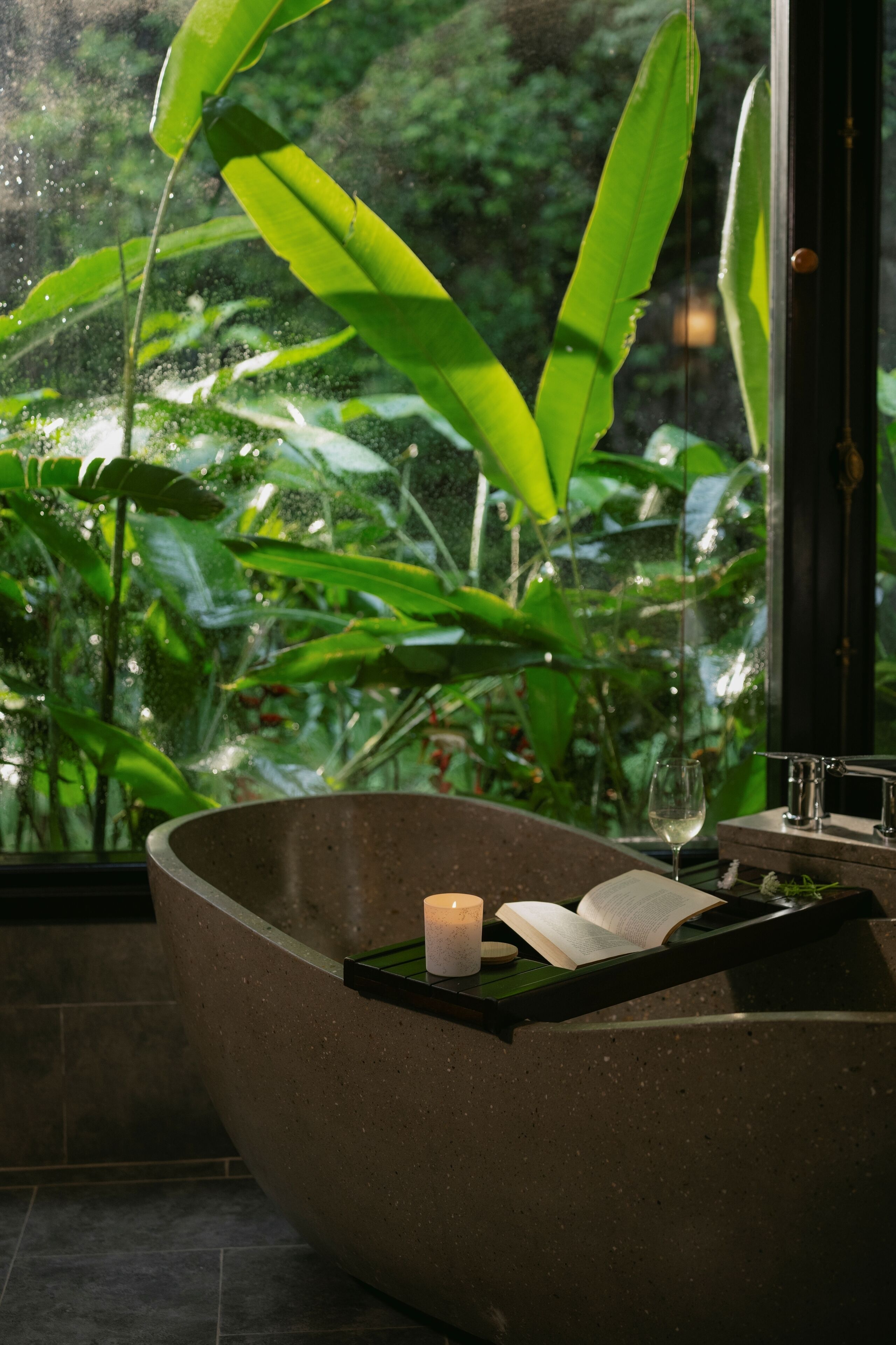 Jiva Hoa Lu House | Bathroom | Designer toiletries, hair dryer, bathrobes, slippers