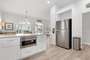 Fridge, microwave, oven, stovetop - Sea Mist by Beach Boutique Rentals (Anna Maria)