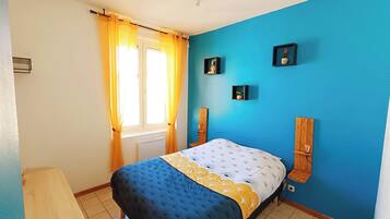 1 chambre, Wi-Fi gratuit, draps fournis