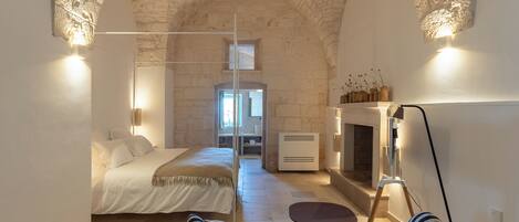 Executive suite, 1 kingsize bed | Luxe beddengoed, donsdekens, bedden met traagschuimmatrassen