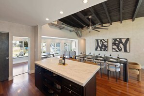 Dining - Waterfront Home with Pool, Private Dock, Kayak & SUP, Firepit, Fishing, Cornhole (Miami)