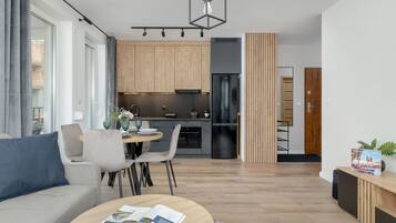 Apartment, 1 Bedroom, Balcony | 1 bedroom, desk, laptop workspace, free WiFi