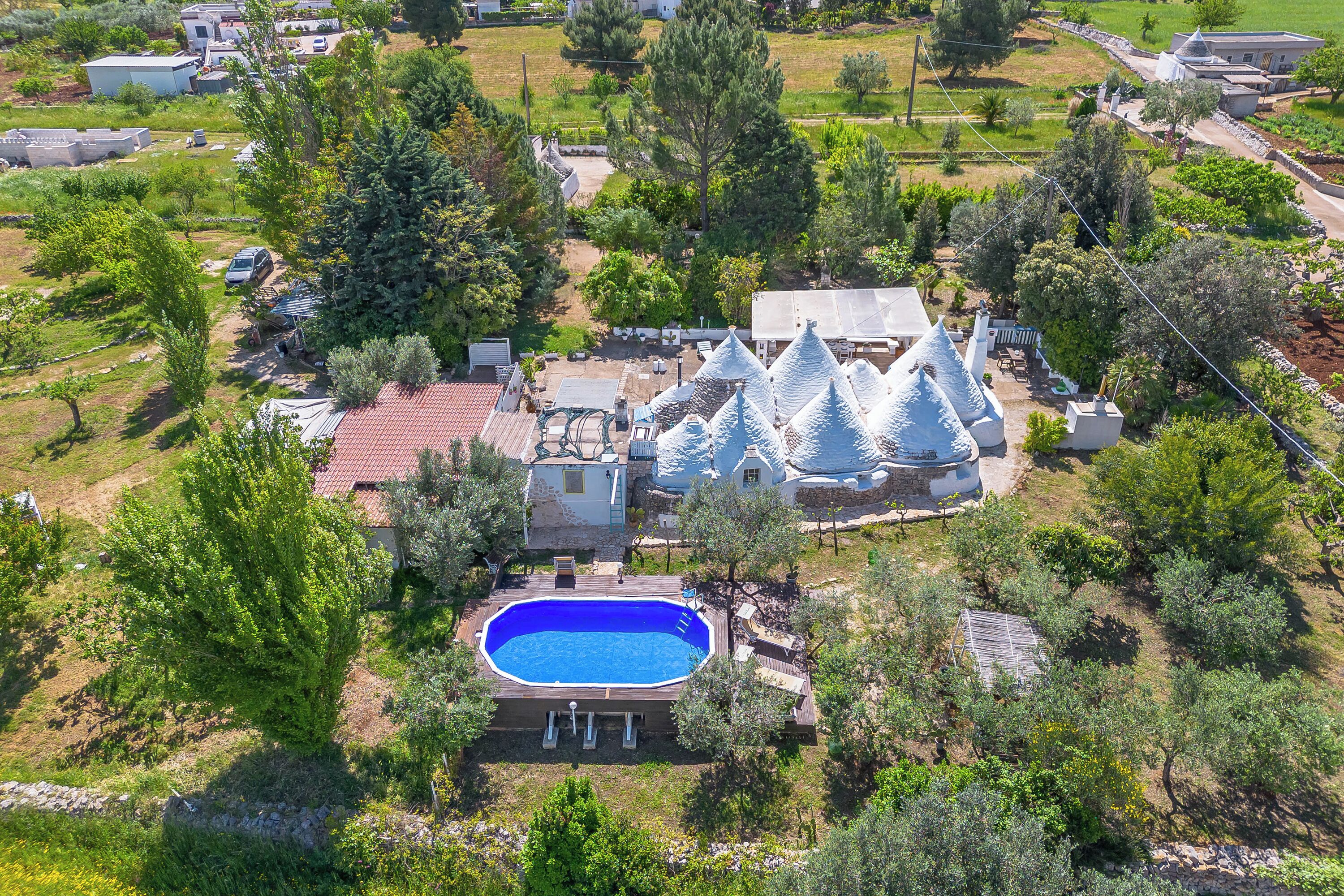 Vila família, 4 quartos, 2 banheiros (Trullo Nicolò With Pool Martina) | Fachada
