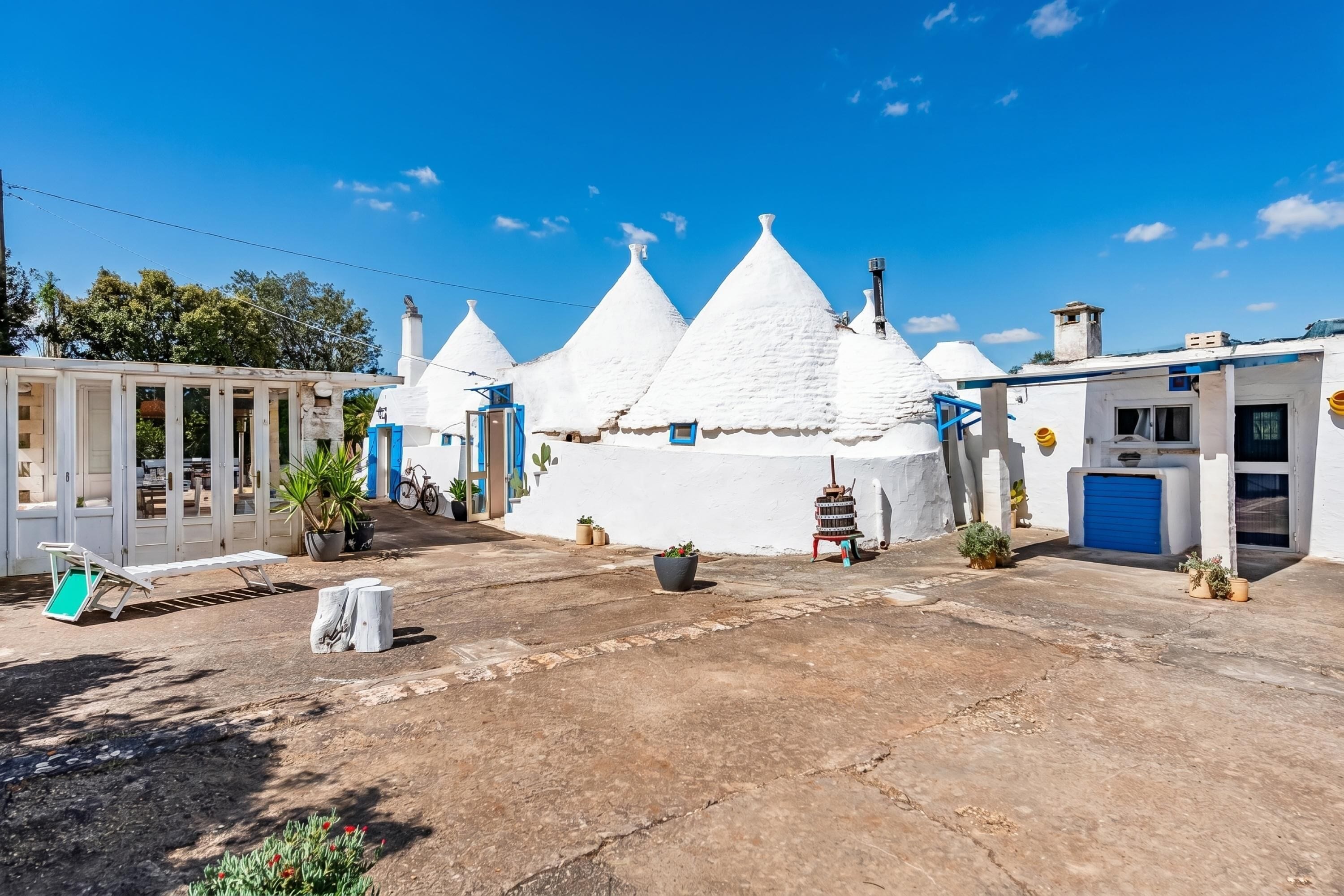 Vila família, 4 quartos, 2 banheiros (Trullo Nicolò With Pool Martina) | Terraço/pátio