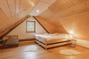 Chalet familiar, 2 habitaciones (Natural Chalet Velbana Iža) | Vista desde la habitación