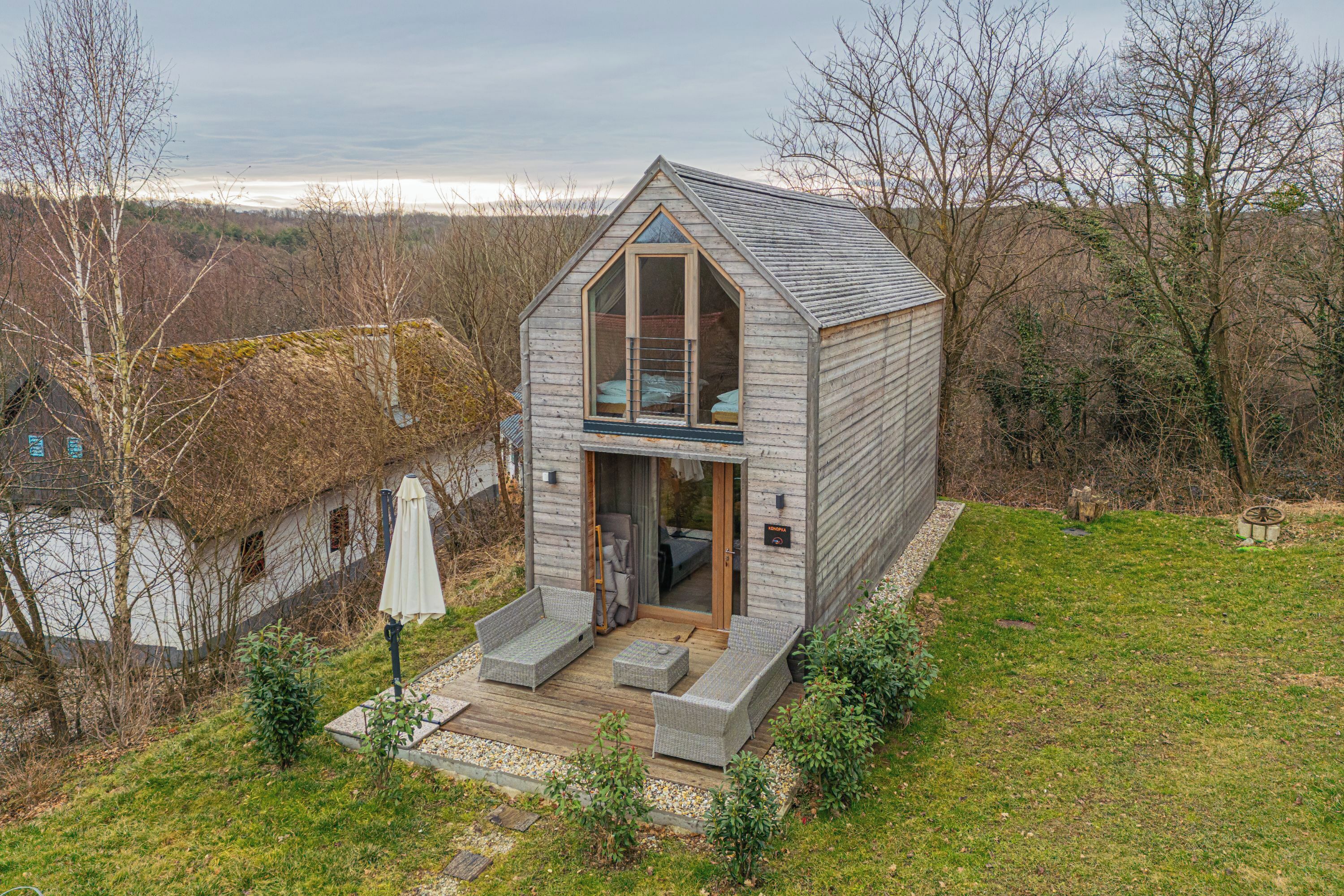 Façade de l’hébergement